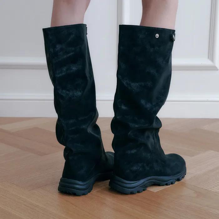 (1.27 예약배송) [트와이스 착용] 이베르 와이드 롱부츠 412548004 (3.5cm)