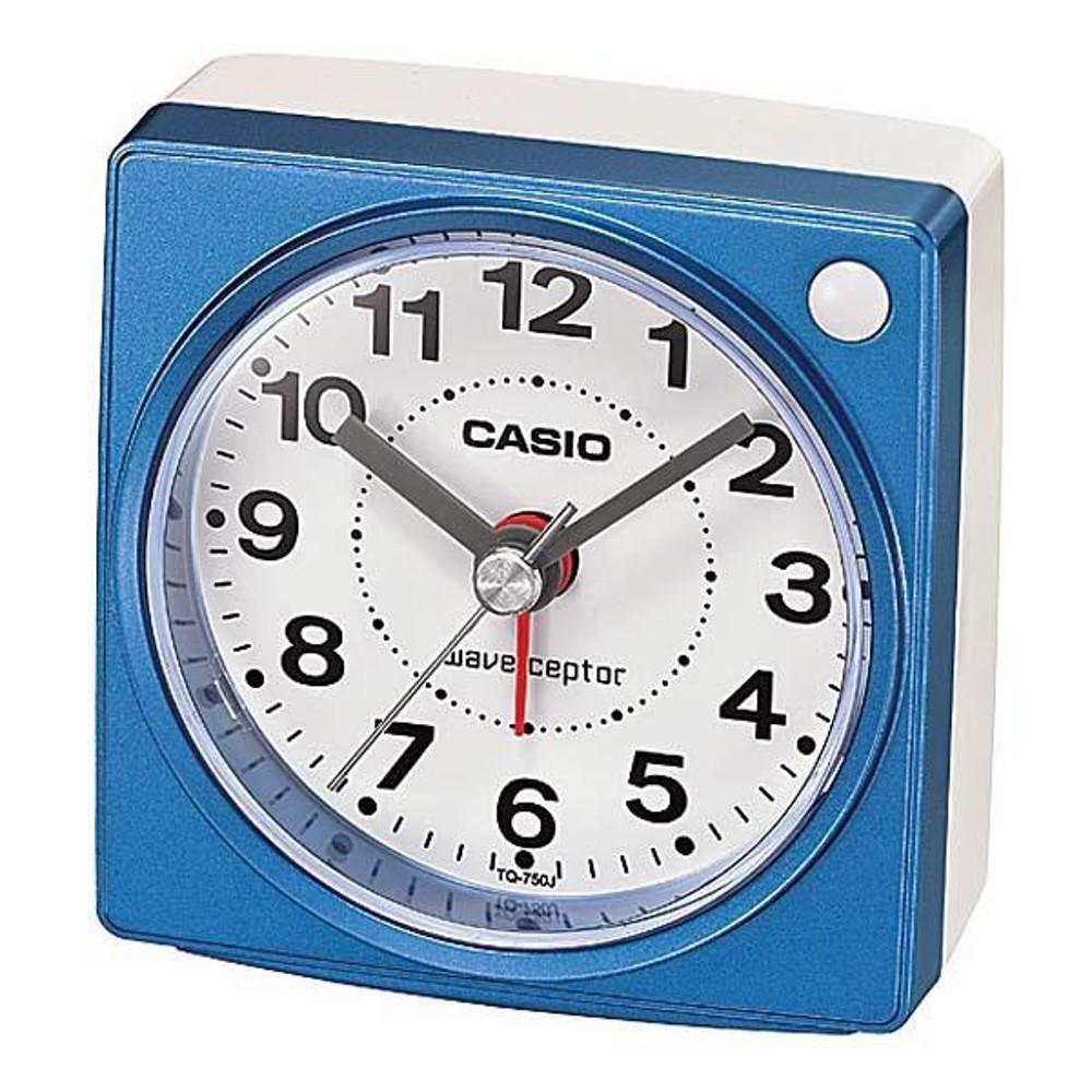 카시오 CASIO TQ-750J-2JF [전파시계 클락 블루 ]