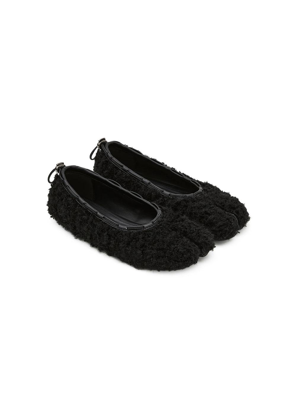Teddy String Flat  (Black)