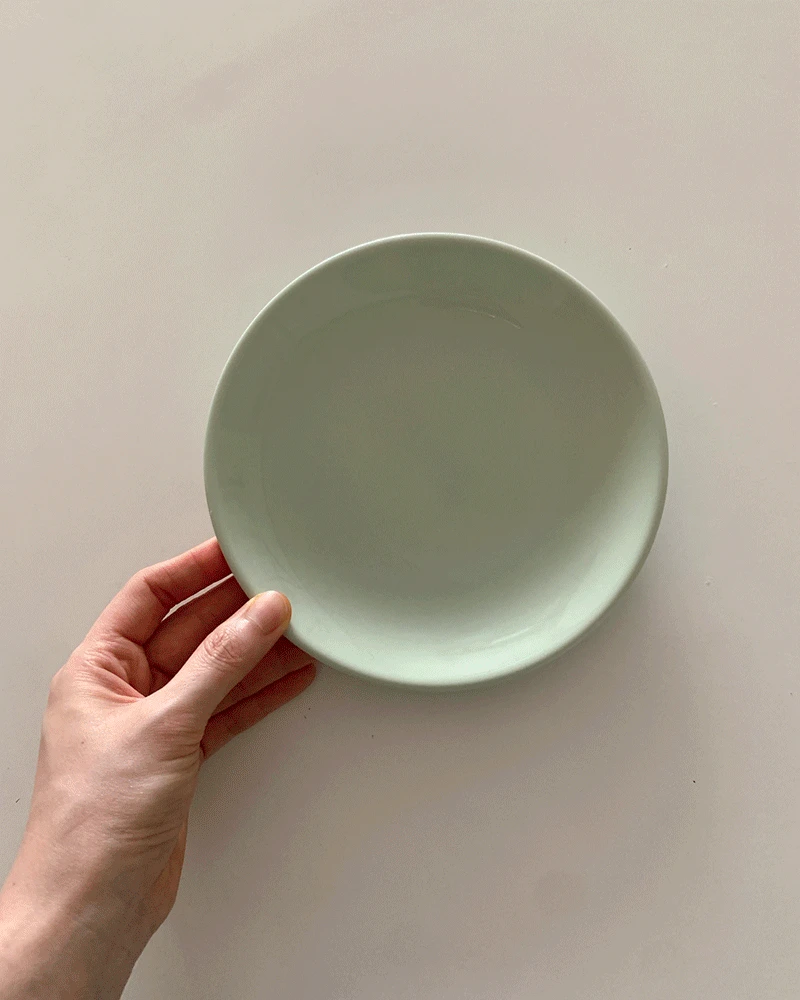Baby mint plate