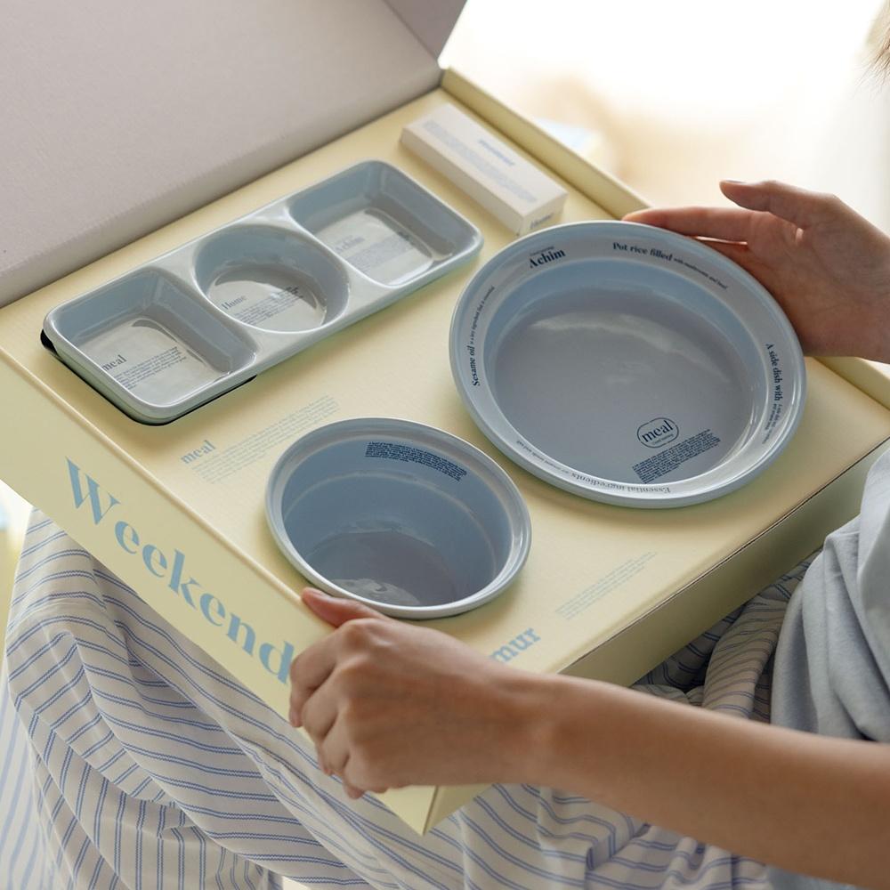 [momur weekend] 1인 식기 세트 기프트 (3 colors)