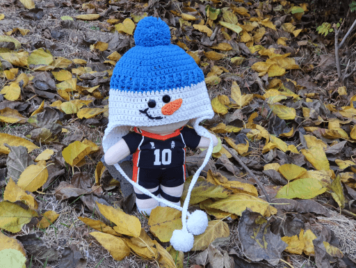 ⛄ Snowman 뜨개 모자 (올 사이즈)