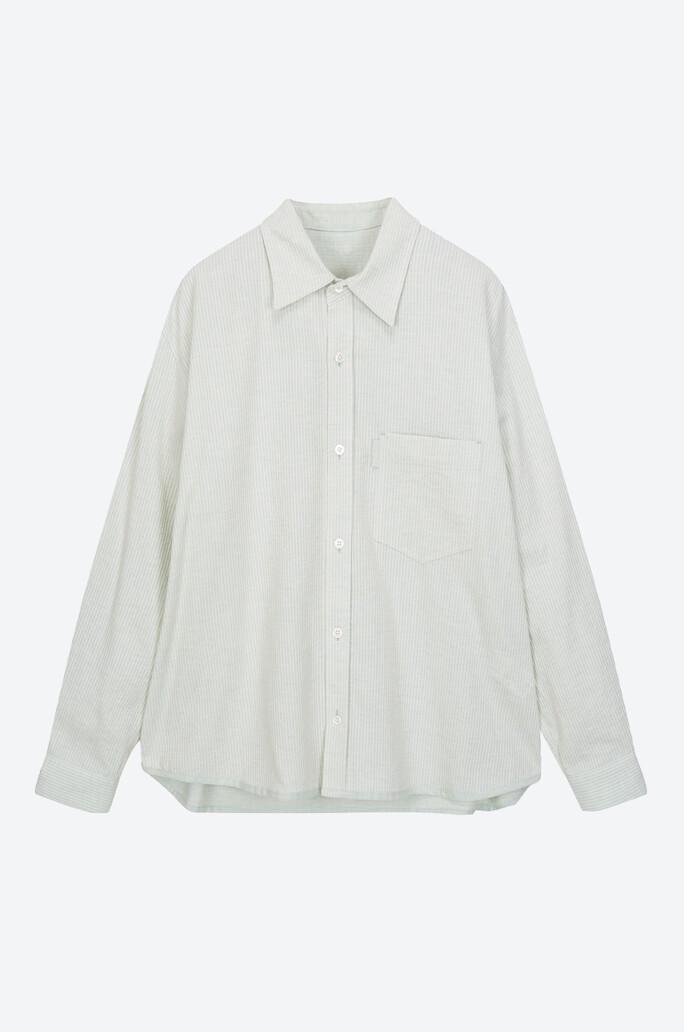 [SYSTEM HOMME] 스트라이프 포켓 셔츠