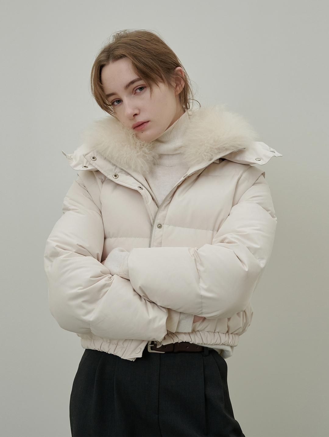 Signature Down Jacket (Cream)