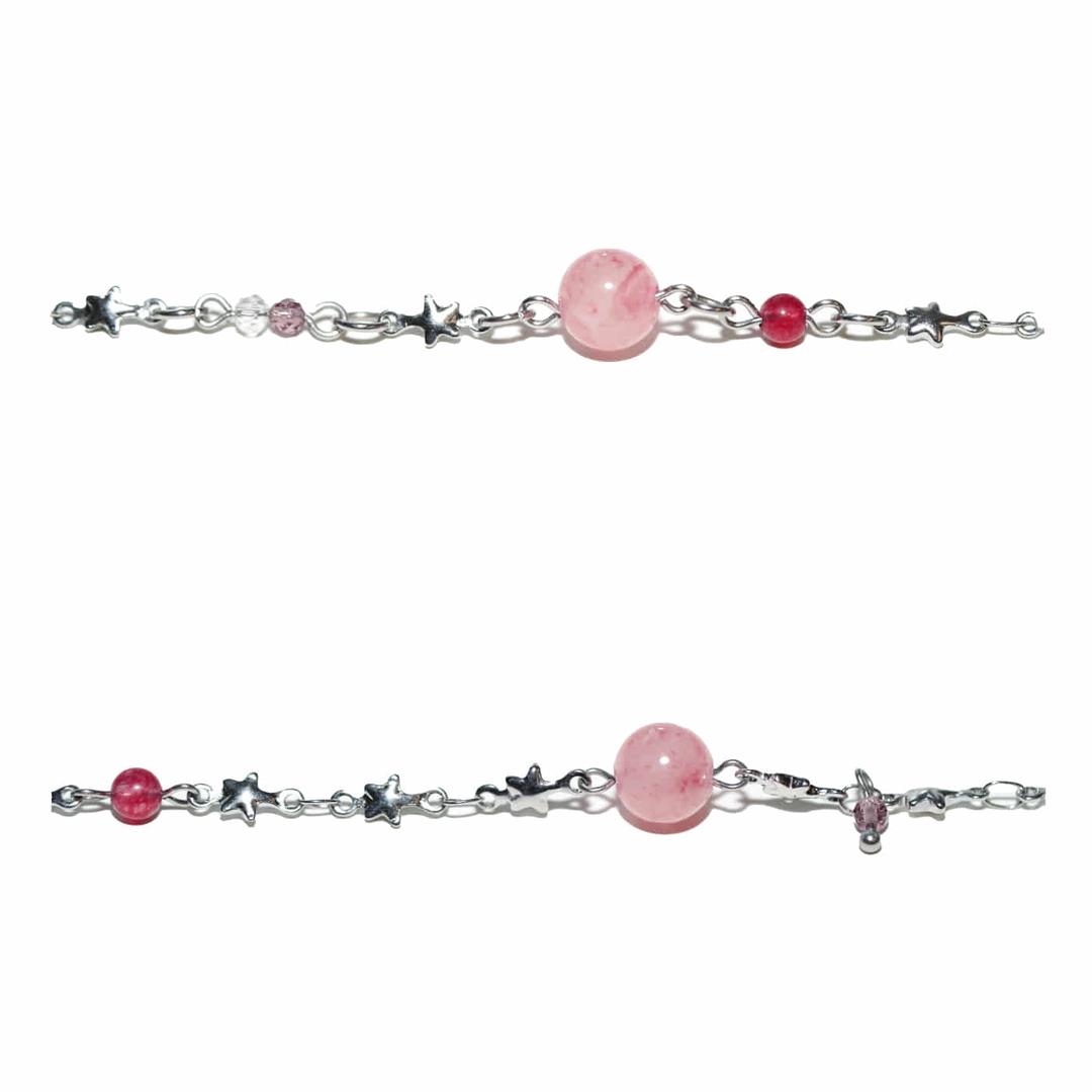 colorful planet. JANUARY red planet [bracelet, necklace, ring]