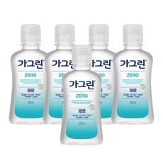 가그린 제로 구강청결제  100ml, 5개