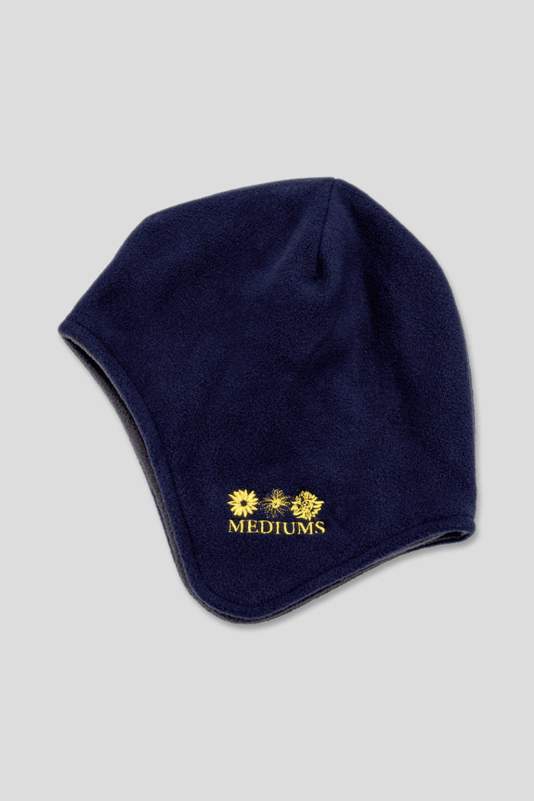 Ear Flap Fleece Beanie - Navy