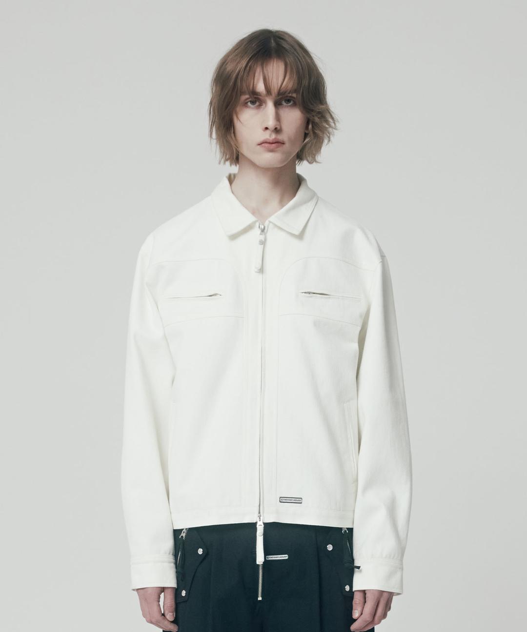 BABBITT BUCKLE WORK JACKET CREAM