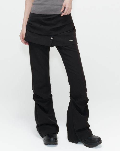 미세키서울(MISEKI SEOUL)  Draped shirt skirt pants SET BLACK - 사이즈 & 후기 | 무신사