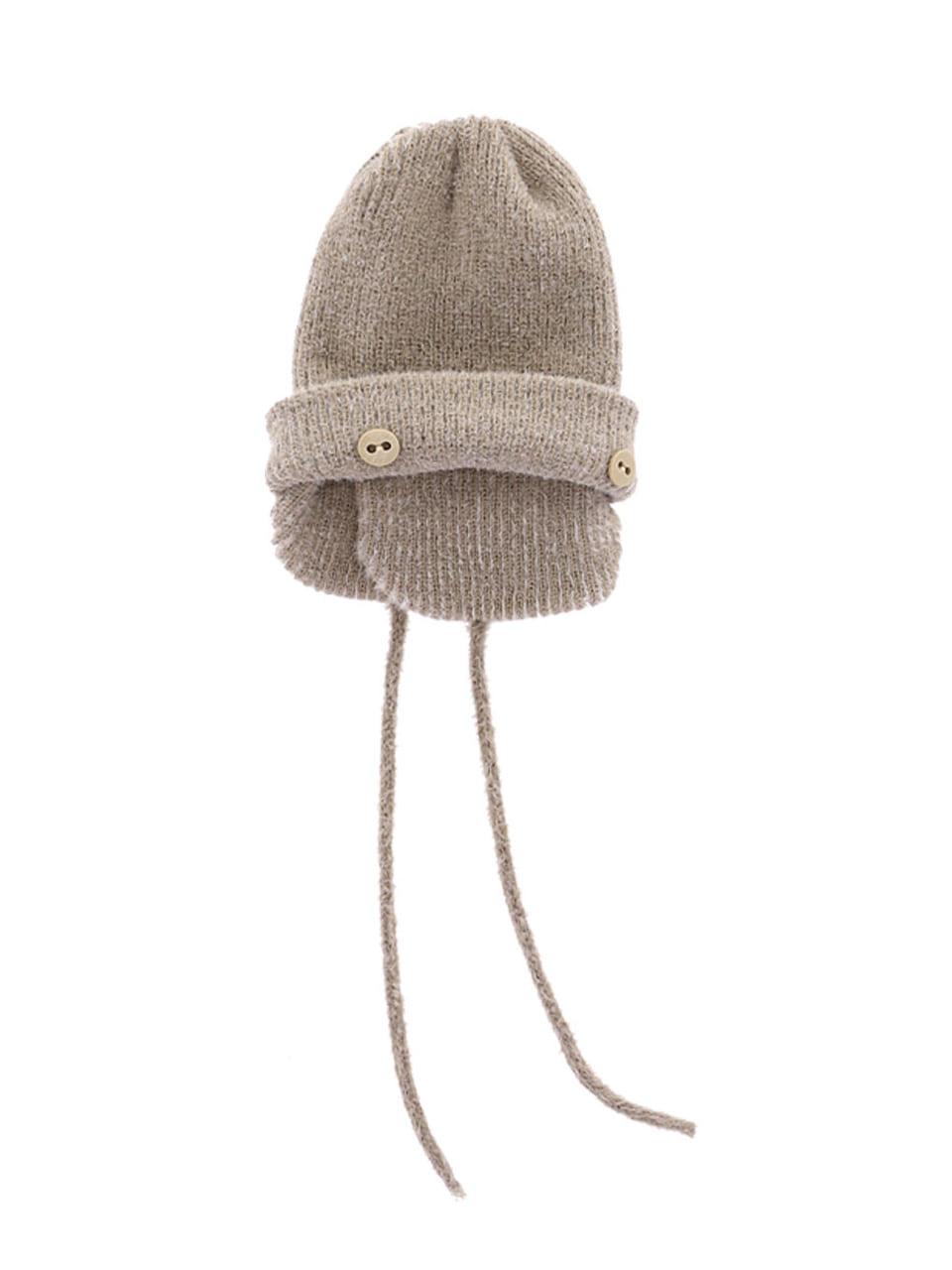 2-WAY EARFLAP BEANIE (BEIGE)