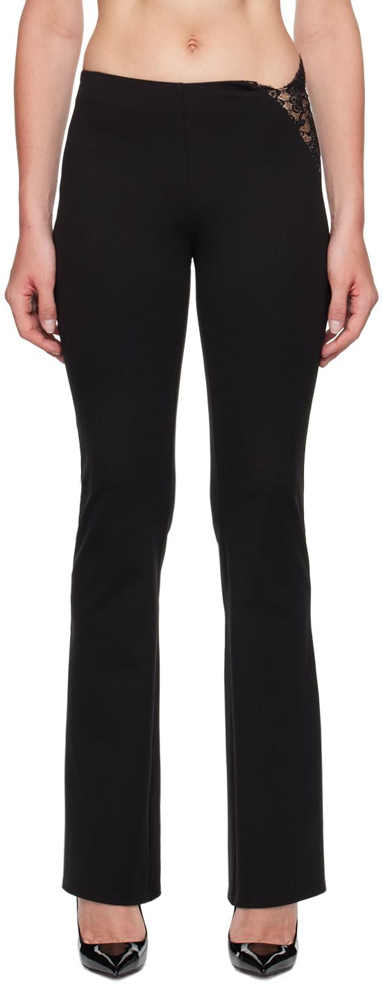 Black Lace Trousers