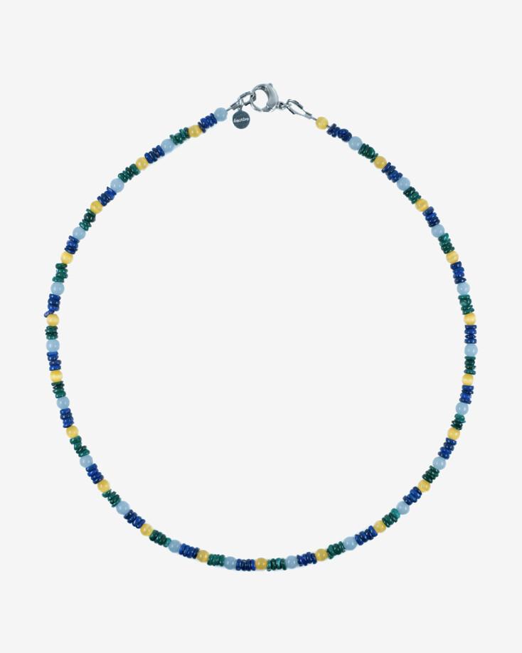 [surgical] mother-of-pearl yellow necklace