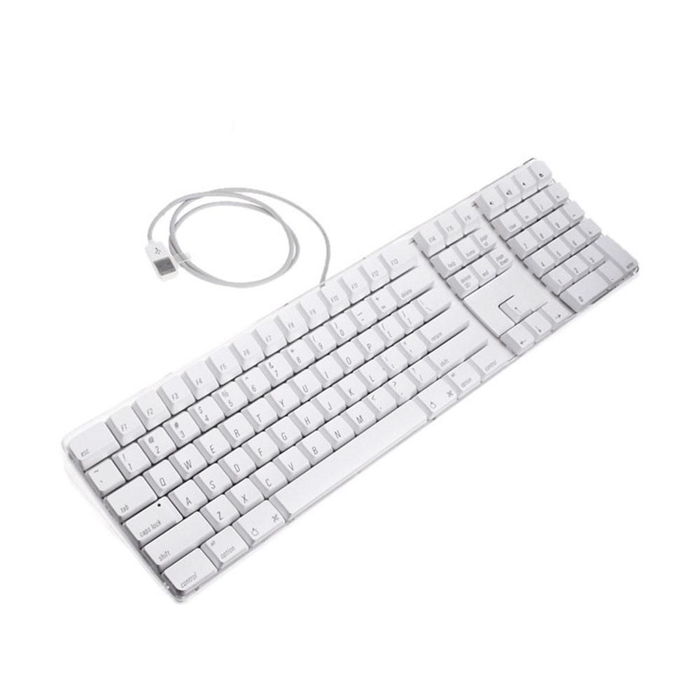 애플유선키보드 커스텀 개발자 맥용 저소음 사무용 사무실 멤브레인 키보드 자판기 A1048
