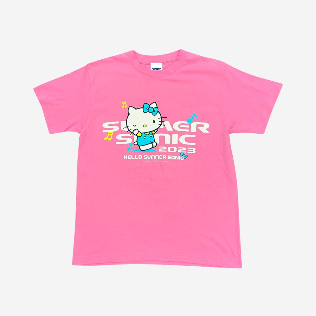 Summer Sonic x Hello Kitty T-Shirt Pink