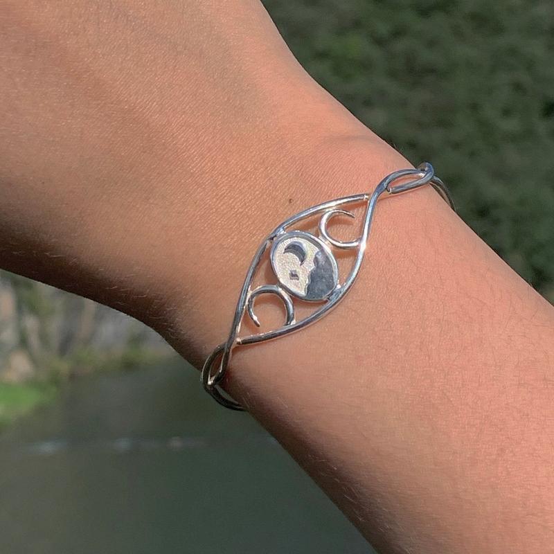 the night sky bangle bracelet (실버)