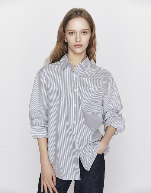 포플린 루즈핏 셔츠 346503 [3color]