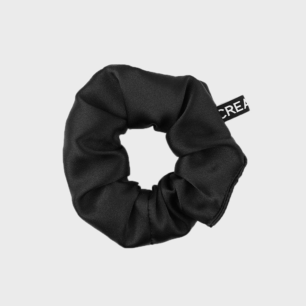 black glow scrunchy
