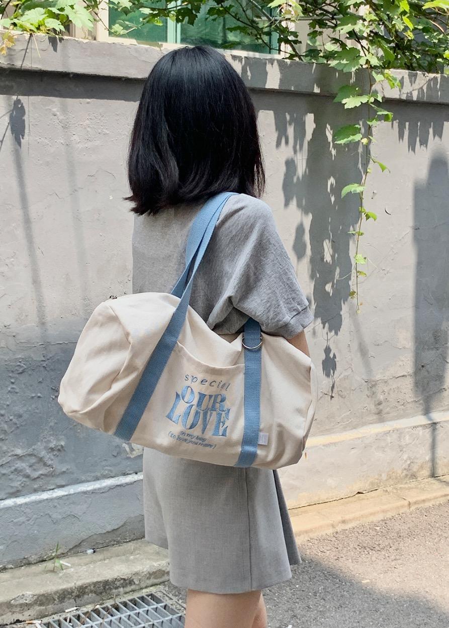 쇼룸판매 ) OUR LOVE duffle bag / ivory