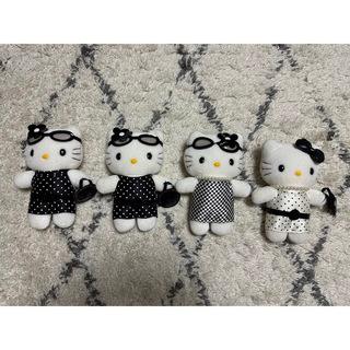 モノトーン　キティちゃん　ハローキティ　ぬいぐるみセット