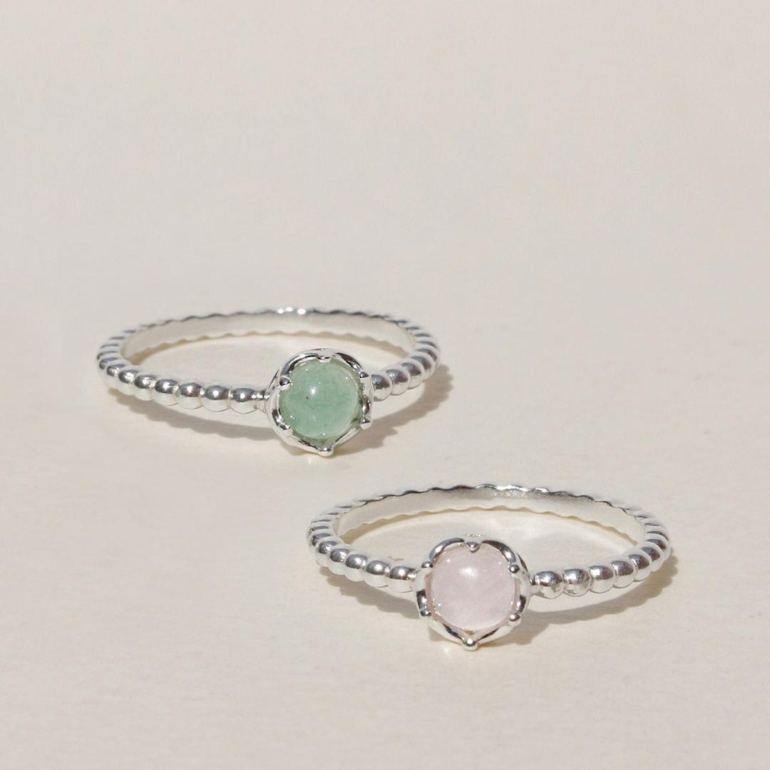 925 Silver Anima Gemstone Ring/ 아니마
