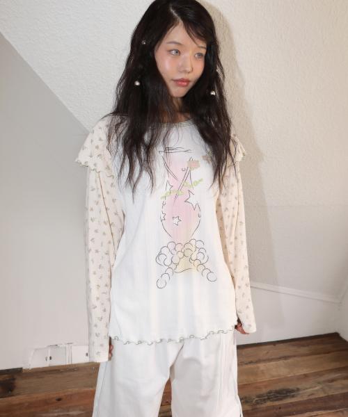 몽중화 베이스 티셔츠 그린