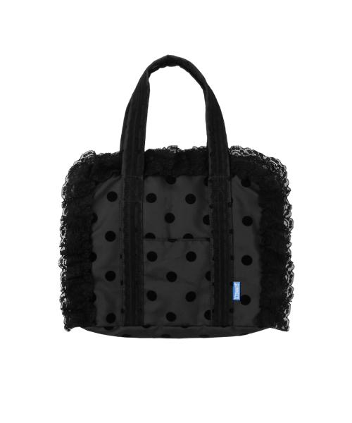P.D. Lace Hand Bag - Black