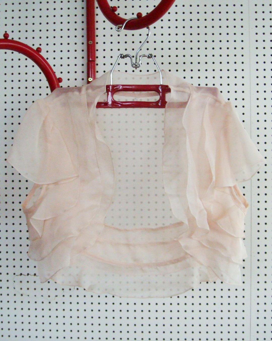 PREFERENCE SHE'S vongole chiffon bolero