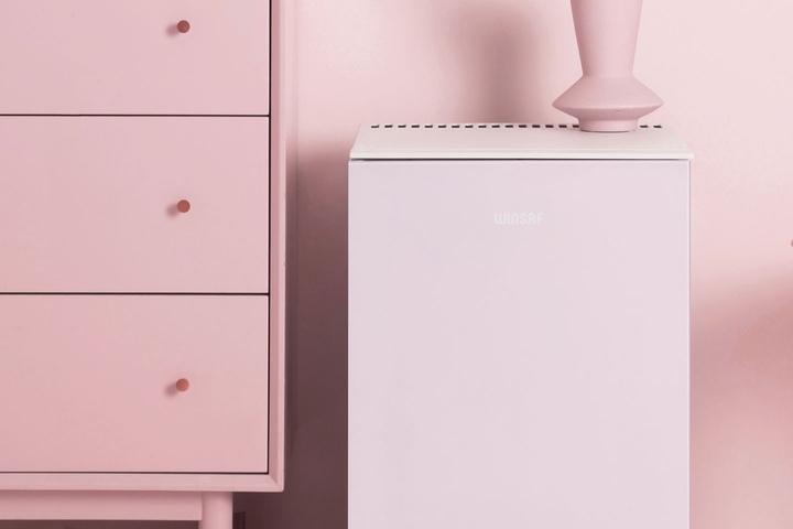 윈세프 소형냉장고 40리터 가정용 레트로 무소음 예쁜 미니냉장고