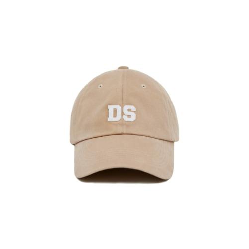 DS logo ball cap _ beige