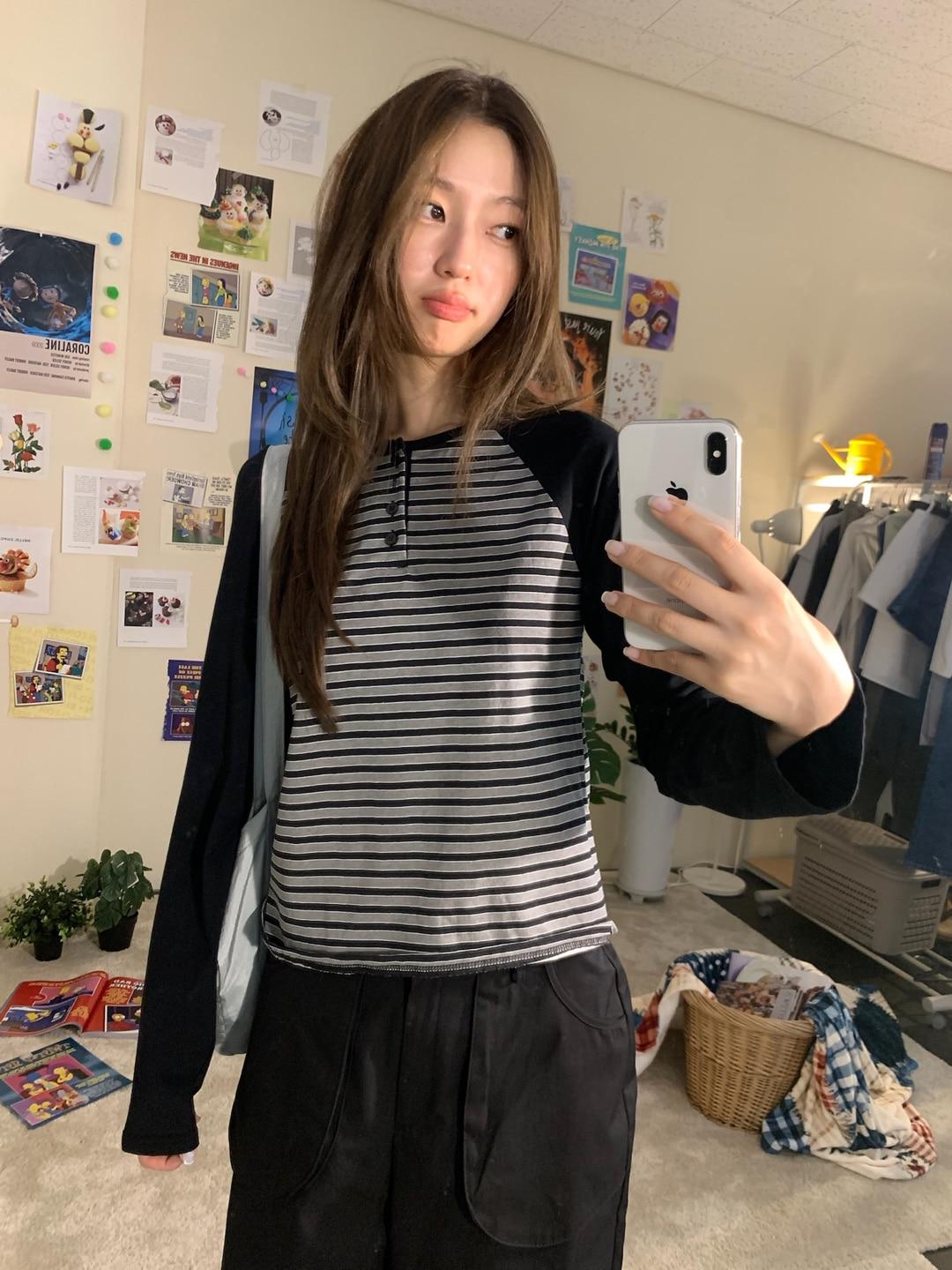 보우아카이브 Jacob button tee