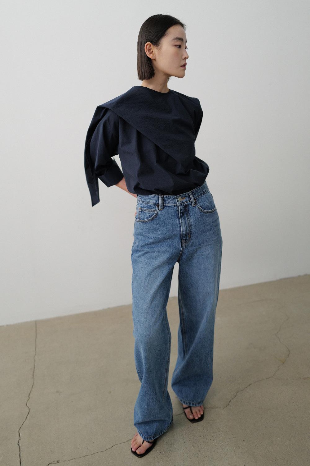 Straight Denim Pants_Blue