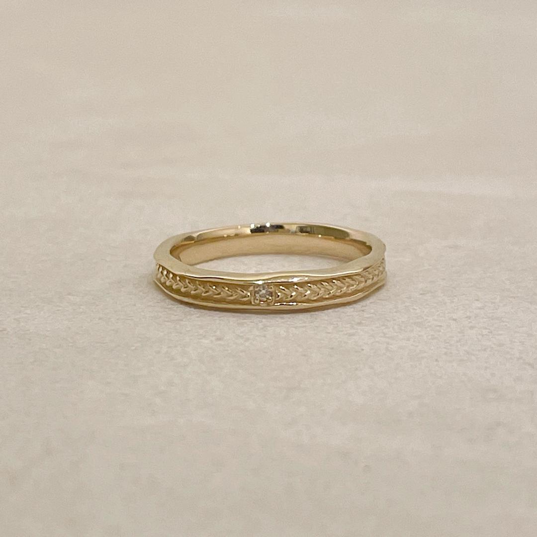 14k Braid Couple ring _ for Women