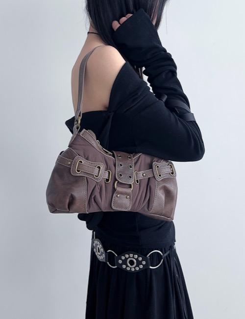 y2k belt nylon mix bag