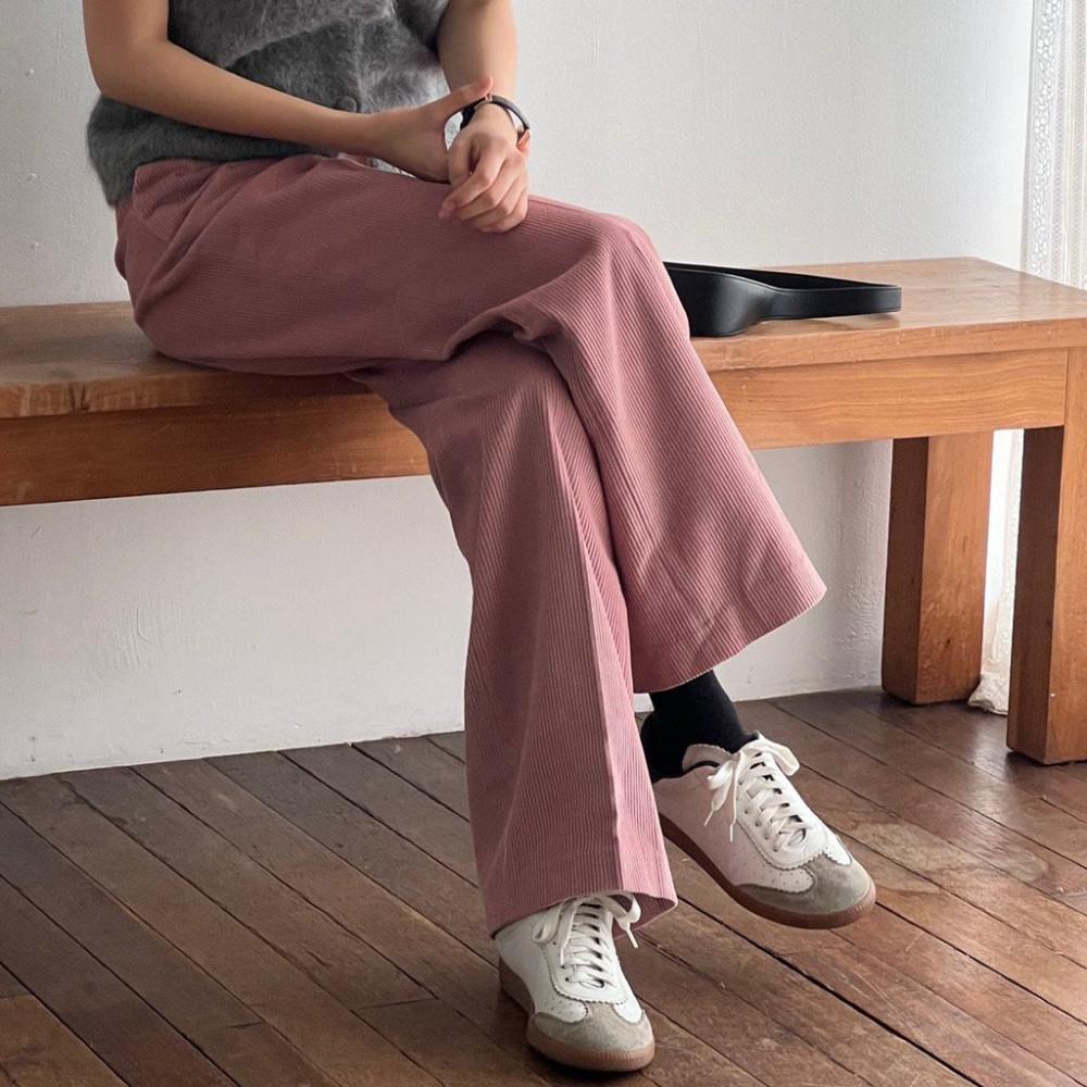 (쿠폰) 주문폭주 모아니 코듀로이 세미 와이드 팬츠 / 달리언니