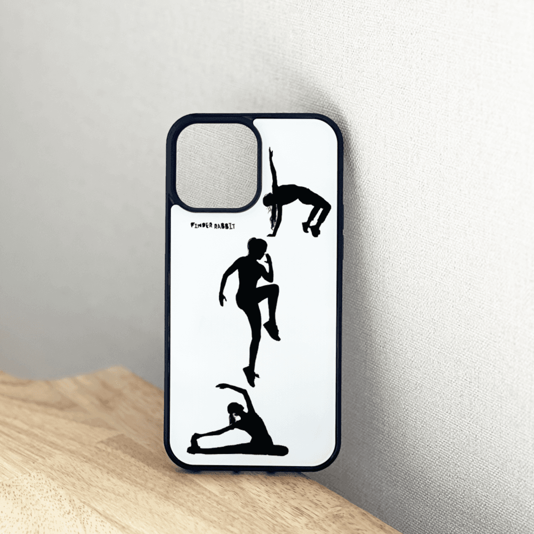 파인더래빗 맥세이프 역동적인 글라스 케이스 유광