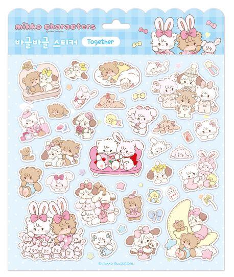 미코캐릭터즈 바글바글스티커 투게더