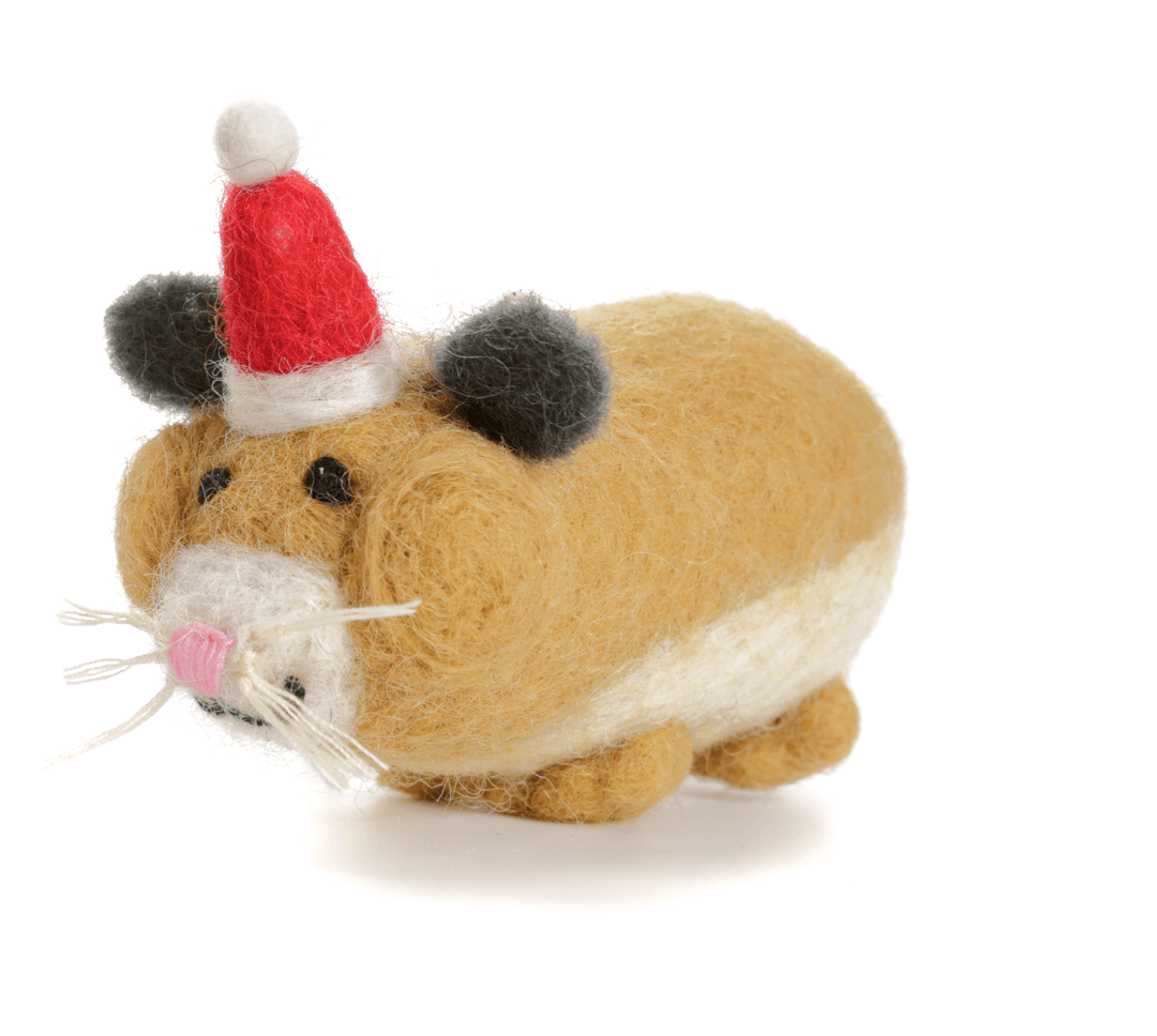 Hamster with Hat Decoration