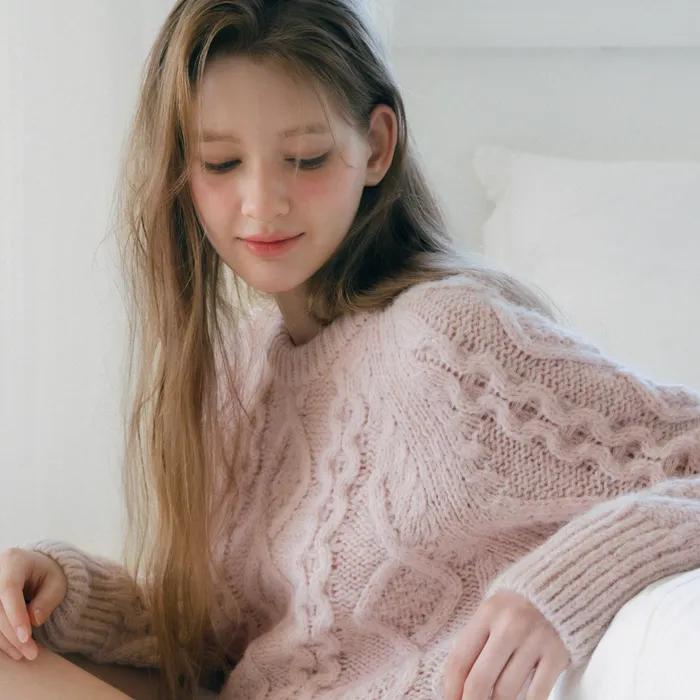 Heavywool Alpaca Fisherman Knit(Unisex)_6Color