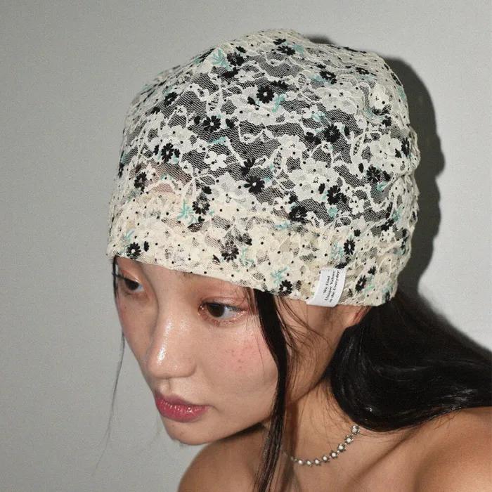 [5차 재입고] Floral SUMMER Hat (wild flower IVORY) 플로럴 비니