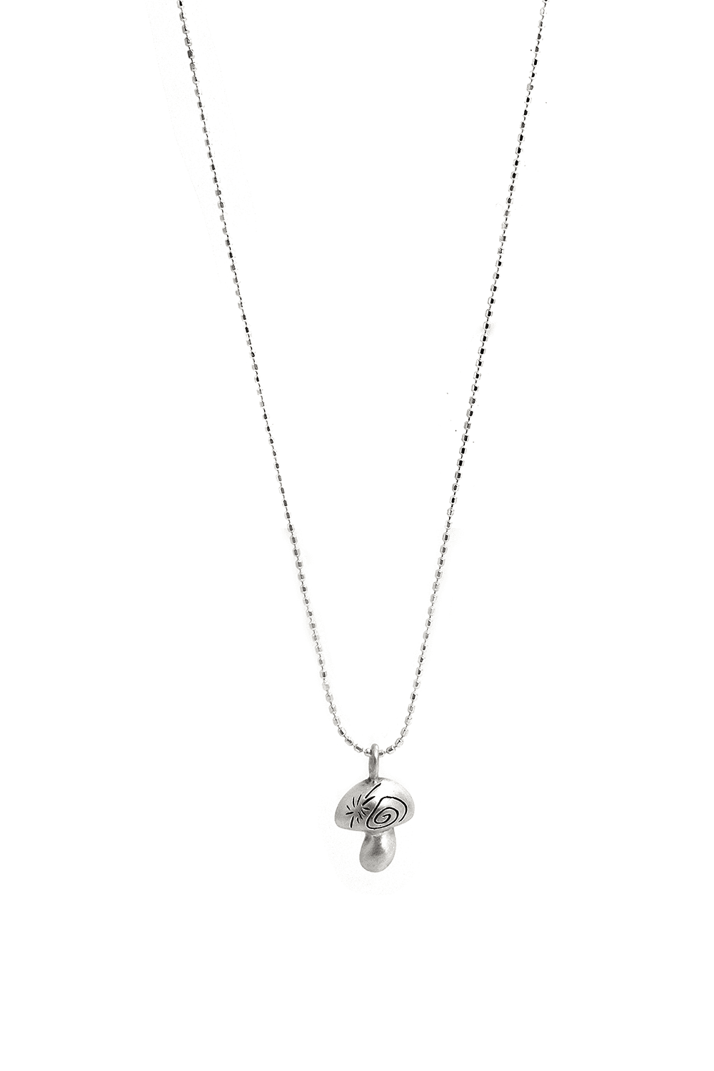 Planet mushroom necklace