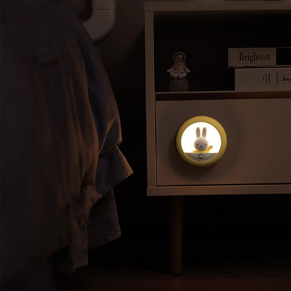 miffy 무선 동작감지 모션 센서등 세탁실 현관 침대 화장실 팬트리 옷장 복도 등