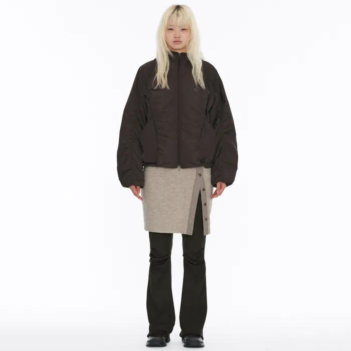 Layered Skirt Warm Grey