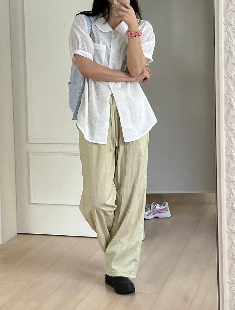 loose banding pants (3c)