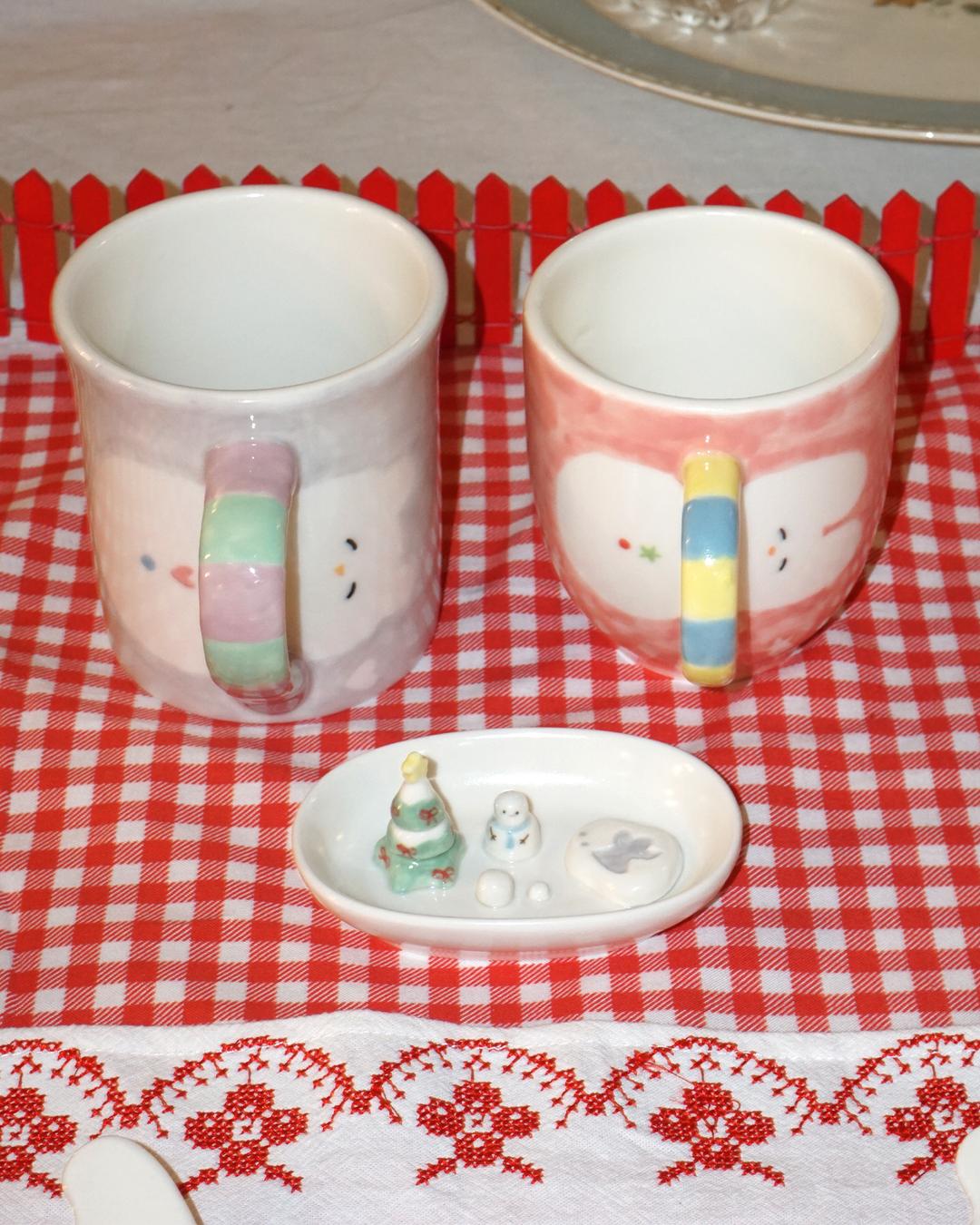 CHRISTMAS MUG & PLATE ‪₍ᐢ•ﻌ•ᐢ₎*･ﾟ｡☆‬