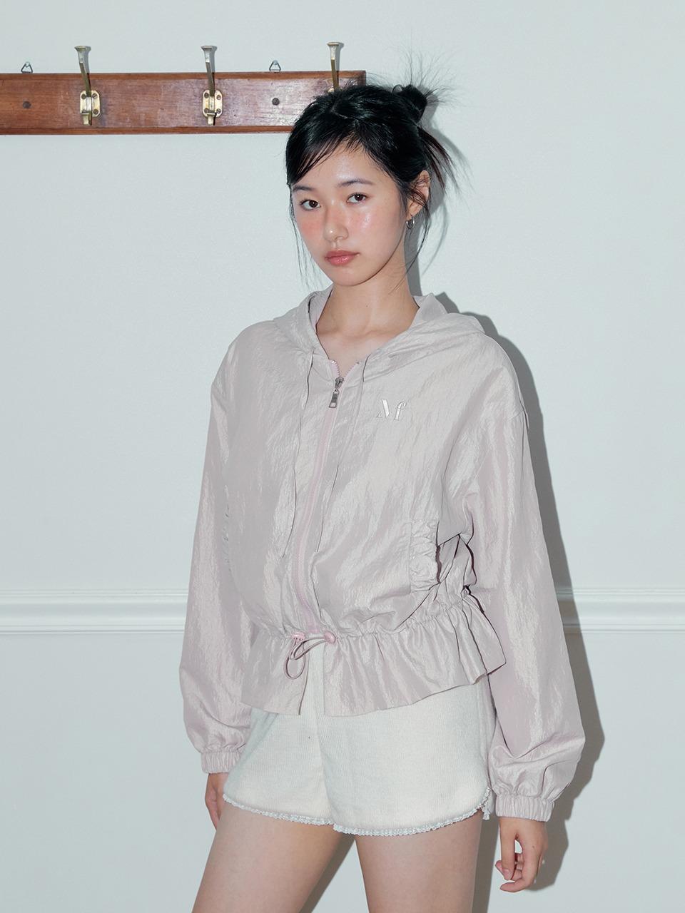 PEPLUM GLOSSY JUMPER (LIGHT PINK)