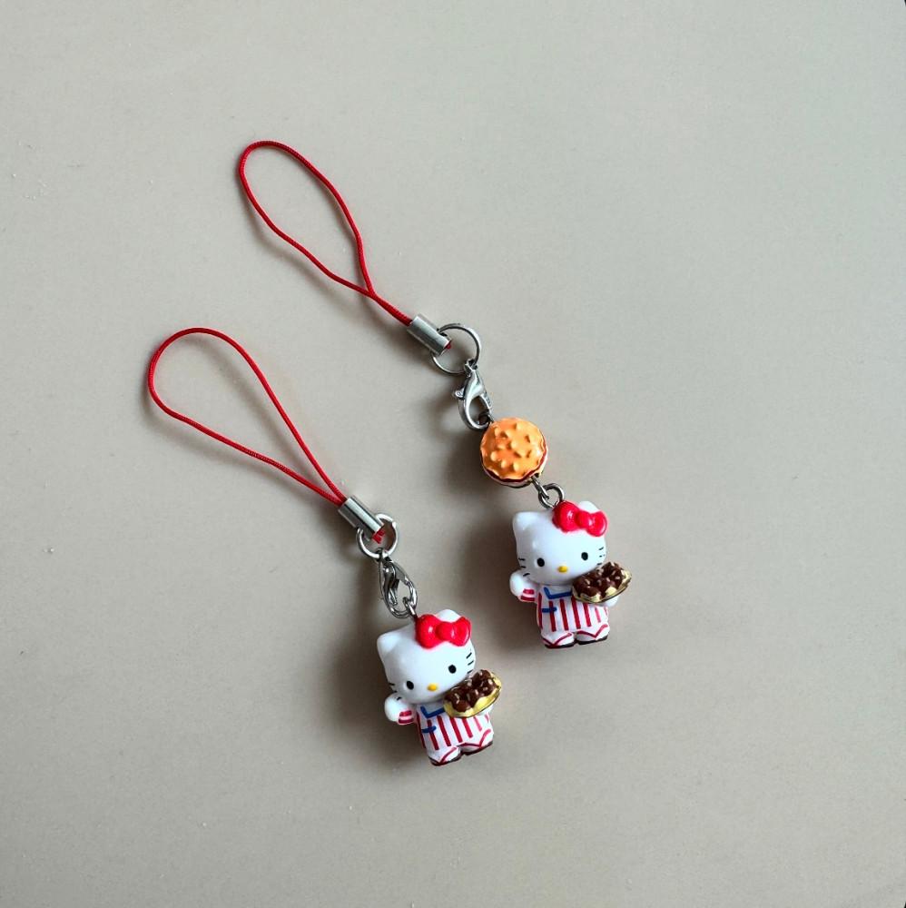 요리사 키티 키링 휴대폰줄