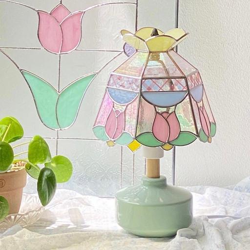 오로라 튤립 6각 조명🌷