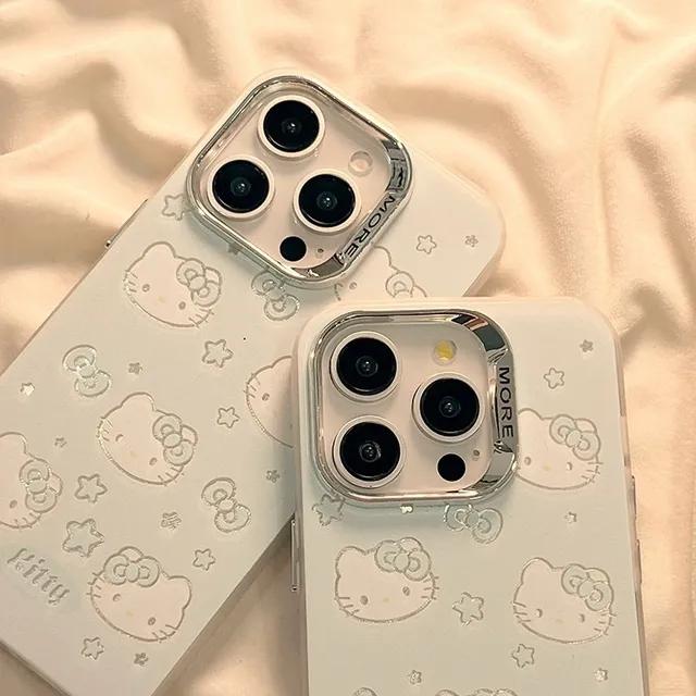 [하늘색 고양이 케이스] 15프로케이스 아이폰케이스 13프로케이스 14프로맥스케이스 폰케이스