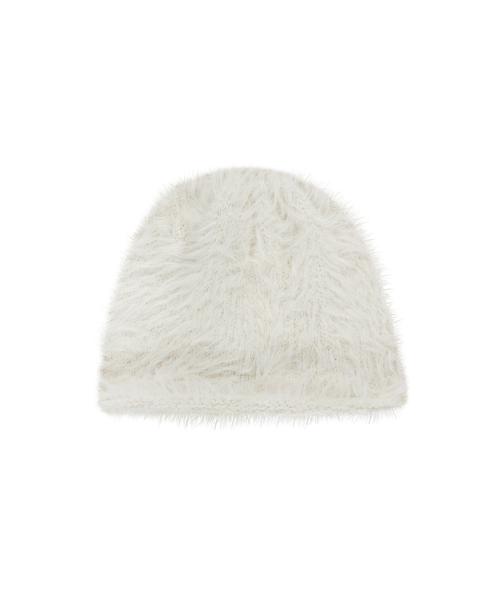 Hairy Beanie / Ivory