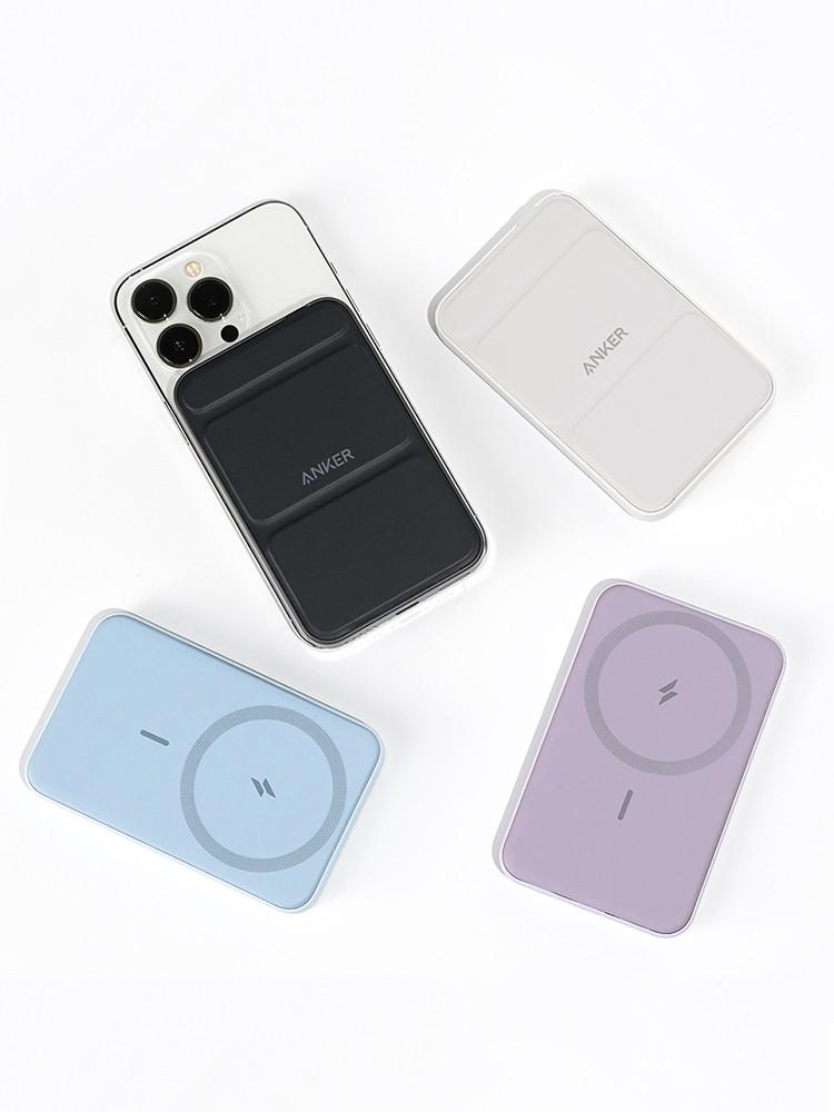 앤커 맥고 마그네틱 맥세이프 호환 무선 충전 거치대 보조배터리 5000mAh A1611